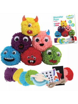 WOOPIE ART&FUN Zestaw Kreatywny Zrób Potworka Monster Pom