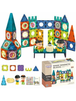 WOOPIE Klocki Magnetyczne Zamek 98 el.