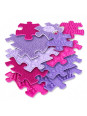 WOOPIE Mata Sensoryczna Ortopedyczna Puzzle 11 el. - Kolor Różowy/Fioletowy