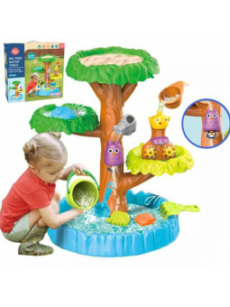 WOOPIE Stolik Wodny 2w1 Piaskownica Wesołe Drzewko 8 akc.