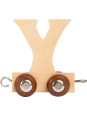 Wagonik z literką y - literka element z układanki alfabet pociąg small foot design - drewniana zabawka edukacyjna dla 3 latka Wagonik z literką y - literka element z układanki alfabet pociąg small foot design - drewniana zabawka edukacyjna dla 3 latka