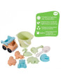 WOOPIE GREEN Zestaw do Piasku w Wiaderku z Samochodem 11 el. BIODEGRADOWALNY ORGANICZNY MATERIAŁ WOOPIE GREEN Zestaw do Piasku w Wiaderku z Samochodem 11 el. BIODEGRADOWALNY ORGANICZNY MATERIAŁ