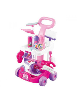 WOOPIE Zestaw do Sprzątania Wózek Odkurzacz Funkcja Ssania + 11 Akc.