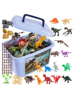 WOOPIE Zestaw Figurki Dinozaury 40 szt.