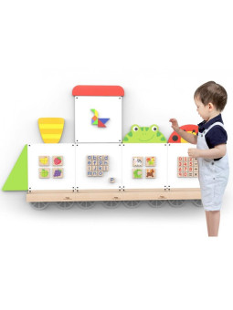 VIGA Tablica magnetyczna - Pociąg ze zwierzętami