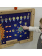 MASTERKIDZ Tablica Edukacyjna Fazy Księżyca Montessori