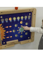 MASTERKIDZ Tablica Edukacyjna Fazy Księżyca Montessori