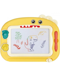WOOPIE Znikopis Tablica Magnetyczna Kolorowa + 2 Stempelki Dinozaur