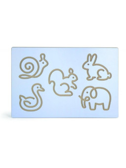 Rysowanie Zwierzątek Tablica Edukacyjna Viga Szablon