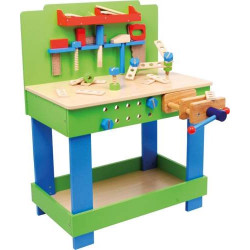 Warsztat z  narzędziami do zabawy dla dzieci frani small foot design - drewniany warsztat dla 3 latka ,zabawka dla chłopca