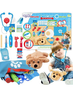 WOOPIE Zestaw Małego Weterynarza Piesek Torba