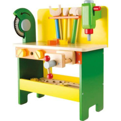 Warsztat z narzędziami do zabawy dla dzieci christian  small foot design - drewniany warsztat zabawka dla 3 latka, zabawka dla