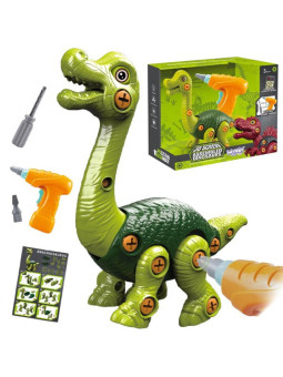 WOOPIE Dinozaur do Skręcania Zestaw Konstrukcyjny + Wiertarka 31 el.