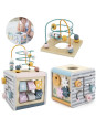 Viga PolarB Activity Box Drewniane Edukacyjne Centrum Gier 5w1 kostka Viga PolarB Activity Box Drewniane Edukacyjne Centrum Gier 5w1 kostka