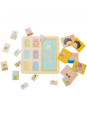 CLASSIC WORLD Tablica Edukacyjna Ciało Ludzkie Układanka Klocki Puzzle dla Dzieci Dopasuj MONTESSORI 19 el.