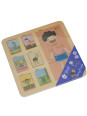 CLASSIC WORLD Tablica Edukacyjna Ciało Ludzkie Układanka Klocki Puzzle dla Dzieci Dopasuj MONTESSORI 19 el.