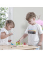Drewniana gra Ludo Chińczyk Viga Toys