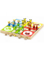 Drewniana gra Ludo Chińczyk Viga Toys