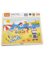 VIGA Drewniane Puzzle Lato 24 Elementy