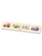 VIGA Drewniane Puzzle z Pinezkami Transport