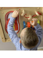 MASTERKIDZ Tablica Edukacyjna - Zręczność Manualna Sznurowanie Montessori MASTERKIDZ Tablica Edukacyjna - Zręczność Manualna Sznurowanie Montessori