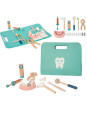 TOOKY TOY Zestaw Małego Dentysty Walizka Lekarza 19 el. FSC TOOKY TOY Zestaw Małego Dentysty Walizka Lekarza 19 el. FSC