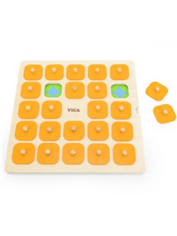 Viga Memory Gra Pamięciowa Zgadnij Obrazki 10 Kart Montessori Duża