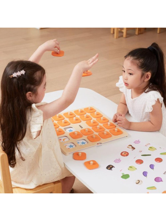 Viga Memory Gra Pamięciowa Zgadnij Obrazki 10 Kart Montessori Duża Viga Memory Gra Pamięciowa Zgadnij Obrazki 10 Kart Montessori Duża