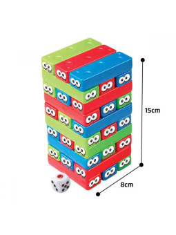 WOOPIE Układanka Chwiejąca Wieża Gra Zręcznościowa 4+