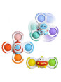 WOOPIE BABY Spinner Zabawka Sensoryczna Rakieta Kosmita Ufo 3 szt.