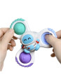 WOOPIE BABY Spinner Zabawka Sensoryczna Rakieta Kosmita Ufo 3 szt.