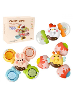 WOOPIE BABY Spinner Zabawka Sensoryczna Pszczoła Kurczak Królik Wymienne 3 szt.