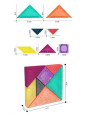 WOOPIE Tangram Klocki Magnetyczne Puzzle 3D WOOPIE Tangram Klocki Magnetyczne Puzzle 3D