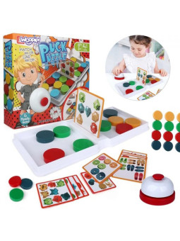 WOOPIE Gra Logiczna Układanka Wzorów PUCK PUZZLE 3+