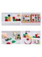 WOOPIE Gra Logiczna Układanka Wzorów PUCK PUZZLE 3+
