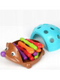 WOOPIE Gra Zręcznościowa Jeżyk Sorter Montessori Nauka Liczb i Kolorów 4w1