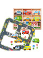 TOOKY TOY Droga Autostrada Puzzle + Pojazdy Samochody Znaki Drogowe TOOKY TOY Droga Autostrada Puzzle + Pojazdy Samochody Znaki Drogowe
