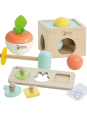 CLASSIC WORLD Pastelowy Zestaw Edukacyjny dla Dzieci Box od 12 do 18 miesiąca