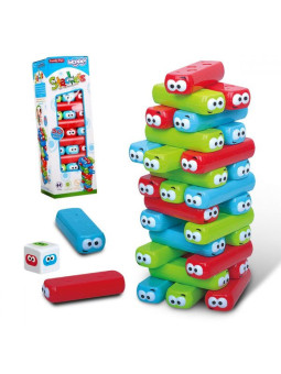 WOOPIE Układanka Wieża Robaczków Gra Zręcznościowa 4+