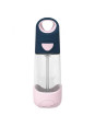 Butelka tritanowa ze słomką 450 ml, Indigo Rose, b.box Butelka tritanowa ze słomką 450 ml, Indigo Rose, b.box