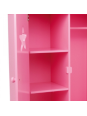 Szafka na ciuchy dla lalek  -  pink small foot design - drewniana zabawka, zabawa  lalkami dla 3 latka, zabawka dla dziewczynki 