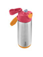 Butelka termiczna z ustnikiem sportowym 500 ml, Strawberry Shake, b.box