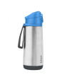 Butelka termiczna z ustnikiem sportowym 500 ml, Blue Slate, b.box
