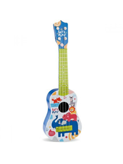WOOPIE Gitara Klasyczna dla Dzieci Niebieska 57cm