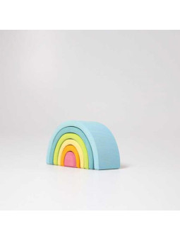 Tęcza 6-elementowa, mniejsza, pastelowo-niebieska, 3+, Grimm's