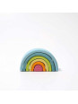Tęcza 6-elementowa, mniejsza, pastelowo-niebieska, 3+, Grimm's Tęcza 6-elementowa, mniejsza, pastelowo-niebieska, 3+, Grimm's