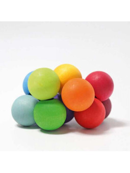 Perełki do chwytania, kolorowe, 0+, Grimm's