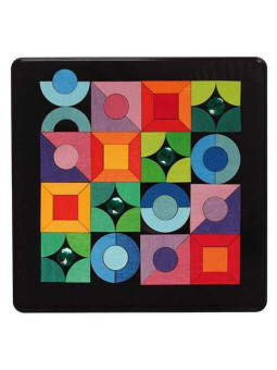 Układanka magnetyczna Kształty Geometryczne i Klejnoty, 6+, Grimm's