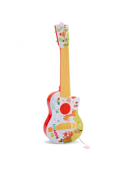 WOOPIE Gitara Akustyczna dla Dzieci Czerwona 43 cm