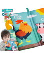WOOPIE BABY Książeczka z Ogonkami Zwierząt Materiałowa